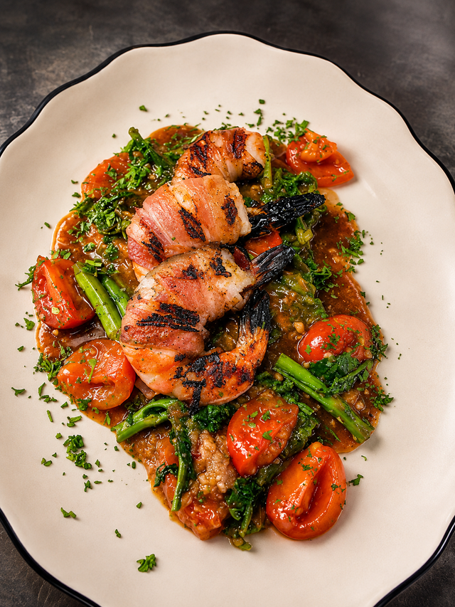 Shrimp Avvolto.