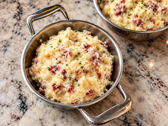 Red Bliss Mashed Potatoes.