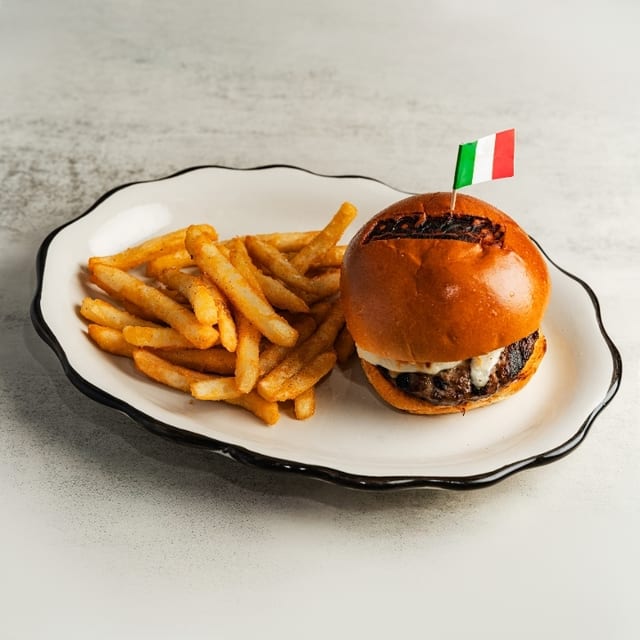 Pazza Prime Burger.
