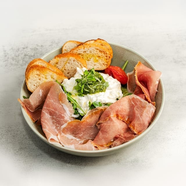 Prosciutto Stracciatella.
