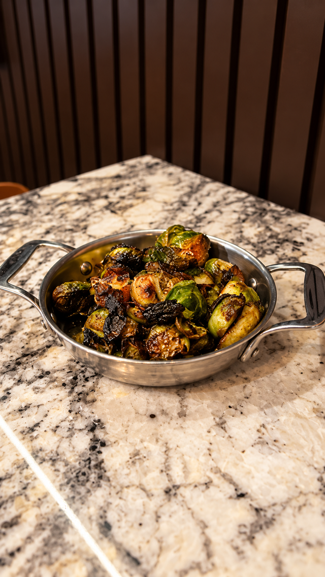 Roasted Brussels Sprouts.